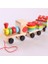 Bebek Oyuncakları Ahşap Tren Kamyon Seti Geometrik Blokları Sıralama Kurulu Çocuklar Eğitici Oyuncak Renk Şekli Eşleştirme Yığılmış Bulmaca | Diecasts oyuncak Araçlar (Yurt Dışından) 2
