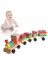 Bebek Oyuncakları Ahşap Tren Kamyon Seti Geometrik Blokları Sıralama Kurulu Çocuklar Eğitici Oyuncak Renk Şekli Eşleştirme Yığılmış Bulmaca | Diecasts oyuncak Araçlar (Yurt Dışından) 4