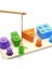 Ahşap Şekil Sıralayıcısı Stacker Toddlers Oyuncak Renk Sıralama Oyuncak Bebek Ahşap Istifleme ve oyuncaklar Bebek Balıkçılığı Için Sıralama Oyunu | Balıkçılık Oyuncakları (Yurt Dışından) 3