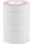 2xleather Zanaat El Işçiliği Dikiş Yuvarlak Balmumu Ipi Iplik 0.6mm Beyaz 2 Adet (Yurt Dışından) 1
