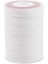 2xleather Zanaat El Işçiliği Dikiş Yuvarlak Balmumu Ipi Iplik 0.6mm Beyaz 2 Adet (Yurt Dışından) 2