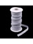 1 Rulo 10MM Elastics Streç Bant Elbise Pantolon Iç Çamaşırı Dikiş Firması Beyaz (Yurt Dışından) 2
