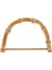 12.5 cm Bambu Torba Askısı Çerçeve Çanta Yapımı Için Ahşap Sap (Yurt Dışından) 2