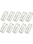 Metal Iç Çamaşırı Donanım Dikiş Klipsleri Düzenleyiciler Sütyen Kayış Kaydırıcıları 10 Adet 25MM 9-Shape1 (Yurt Dışından) 4