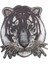 Tiger Head Nakış Pullu Yama Dikeni Üzerindeki Aplike Giyim Dekoru (Yurt Dışından) 1