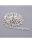 1 Yarda 50MM Waterdrop Şekil Gümüş Rhinestone Sıcak Düzeltme Yakın Zincir Örgü Şal (Yurt Dışından) 5