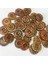30 Adet Vintage Ahşap 4 Delik Yuvarlak Ahşap Dikiş Düğmeleri Craft Brown Tarif Edildiği Gibi (Yurt Dışından) 3