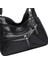 Kadınlar Omuz Çantası Dayanıklı Rahat Crossbody Çanta El Çantası Bayanlar Için Alışveriş Siyah 3
