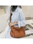 Crossbody Çanta Kadın Kılıfları Çanta Gündelik Iş Bayanlar Hobo Omuz Çantası B-BROWN-26X10X20CM 3