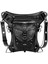Steampunk Bel Çantası Deri Erkekler Kadın Motosiklet Satchel Uyluk Çantası Çanta 1