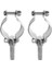 Oarlock Üzerinde 2x Kelepçe 1/2 "soket Tekne Balıkçılık Kelepçesi Üzerinde Oar Kilidi Gümüş (Yurt Dışından) 1