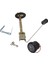2 "deniz Yakıt Ölçer E-1/2-F Tekne Yakıt Seviyesi Göstergesi 12 V 350MM Sensör (Yurt Dışından) 1