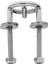 Paslanmaz Çelik Su Kayak Tow Kanca Hitch 61MM Yüzük Deniz Tekne Transom Dağı 6.1 cm (Yurt Dışından) 2