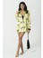 Saten 5 li Zebra Desenli Nightshirt Takım S27264 5