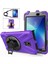Galaxy Tab A İçin Darbeye Dayanıklı Tablet Kılıfı - Mor (Yurt Dışından) 2
