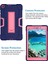 Galaxy Tab A İçin Darbeye Dayanıklı Tablet Kılıfı - Koyu Mavi - Pembe (Yurt Dışından) 3