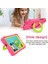 Galaxy Tab A İçin Darbeye Dayanıklı Tablet Kılıfı - Pembe - Yeşil (Yurt Dışından) 5