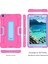 Galaxy Tab A İçin Darbeye Dayanıklı Tablet Kılıfı - Pembe - Mavi (Yurt Dışından) 5
