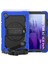 Galaxy Tab A İçin Tablet Kılıfı - Mavi - Siyah (Yurt Dışından) 2