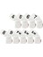 9 Adet Golf Club Demir Headcover 4,5,6,7,8,9, Pw, Sw, Aw Golf Aksesuarları Beyaz (Yurt Dışından) 1
