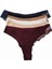 Lingerie 4572 Kadın Lazer Kesim Dantel Bant Tanga Külot 1