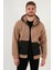Regular Fit Fermuarlı Kapüşonlu Polar Hırka Erkek Hırka 5909005 4