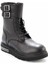 Black Deri Kadın Bot & Bootie HD0777063603 3