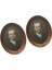 4xminiatures Oval Resim Fotoğraf Çerçevesi 1/12 Bebek Evi Süslemeleri Stil 1 4 Adet (Yurt Dışından) 3