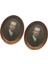 4xminiatures Oval Resim Fotoğraf Çerçevesi 1/12 Bebek Evi Süslemeleri Stil 1 4 Adet (Yurt Dışından) 4