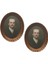 4xminiatures Oval Resim Fotoğraf Çerçevesi 1/12 Bebek Evi Süslemeleri Stil 1 4 Adet (Yurt Dışından) 5