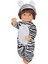 Dollz'n More Bebelou Kostüm Partisi Bebeği 40 cm - Zebra Kostümlü Bebelou 2
