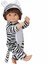 Dollz'n More Bebelou Kostüm Partisi Bebeği 40 cm - Zebra Kostümlü Bebelou 5