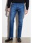 Texas Tapered Regular Fit Denim Esnek Jean Kot Pantolon 3