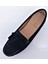 Step More Z6011 Kadın Günlük Süet Rok Hakiki Deri Loafer Babet 4