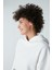 Kırık Beyaz Crop Chain Detailed Sweatshirt 3