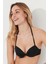 Siyah Basic Cup Dolgulu Push-Up Bikini Üstü 2