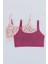 Pembe - Mor Teen Leopard 2'li Yarım Atlet 1
