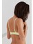 Parlak Yeşil Ribbed Basic Balenli Bikini Üstü 5