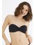 Siyah Basic Straplez Bikini Üstü 2