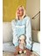 Yeşil Live Desenli Kadın Peluş Pijama Takımı 1