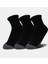 Unisex HeatGear® Quarter 3’lü Paket Çorap 1353262-001 1