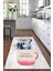 Dijital Baskılı Kaymaz Taban Yıkanabilir Fincan Desenli Modern Mutfak Halısı VHM-HT-1025 1