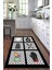 Dijital Baskılı Kaymaz Taban Yıkanabilir Modern Mutfak Halısı VHM-HT-1536 1