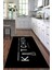 Dijital Baskılı Kaymaz Taban Yıkanabilir Kitchen Yazılı Modern Mutfak Halısı VHM-SD-518 1
