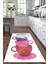 Dijital Baskılı Kaymaz Taban Yıkanabilir Fincan Desenli Modern Mutfak Halısı VHM-SD-566 1
