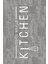 Dijital Baskılı Kaymaz Taban Yıkanabilir Kitchen Yazılı Modern Mutfak Halısı VHM-SD-521 2