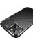 Iphone 14 Plus Kılıf Negro Karbon Desen Silikon + Ekran Koruyucu Nano 3