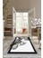 Dijital Baskılı Kaymaz Taban Yıkanabilir Modern Salon Halısı Mutfak Halısı Yolluk VH-HS-238 1