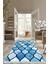 Dijital Baskılı Kaymaz Taban Yıkanabilir Modern Salon Halısı Mutfak Halısı Yolluk VH-HS-325 1