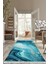 Dijital Baskılı Kaymaz Taban Yıkanabilir Modern Salon Halısı Mutfak Halısı Yolluk VH-HS-341 1